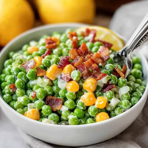 Lemon Green Pea Salad