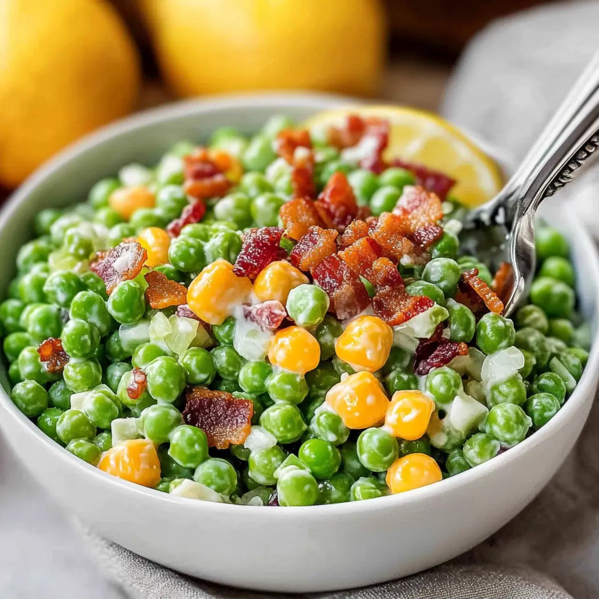 Lemon Green Pea Salad
