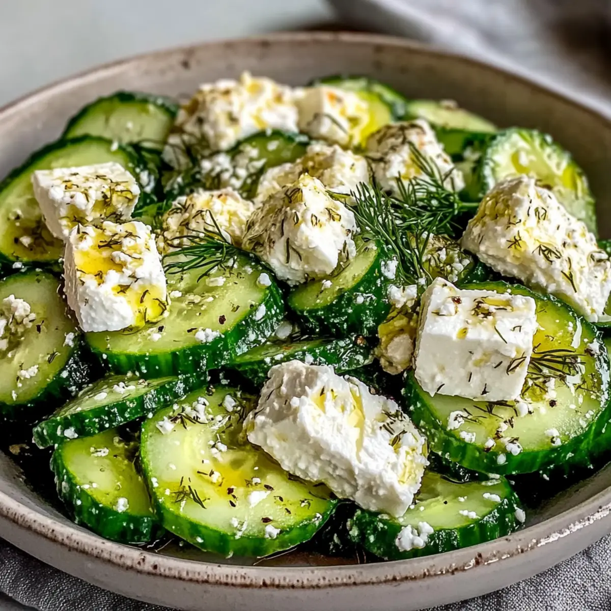 Cucumber Feta Salad