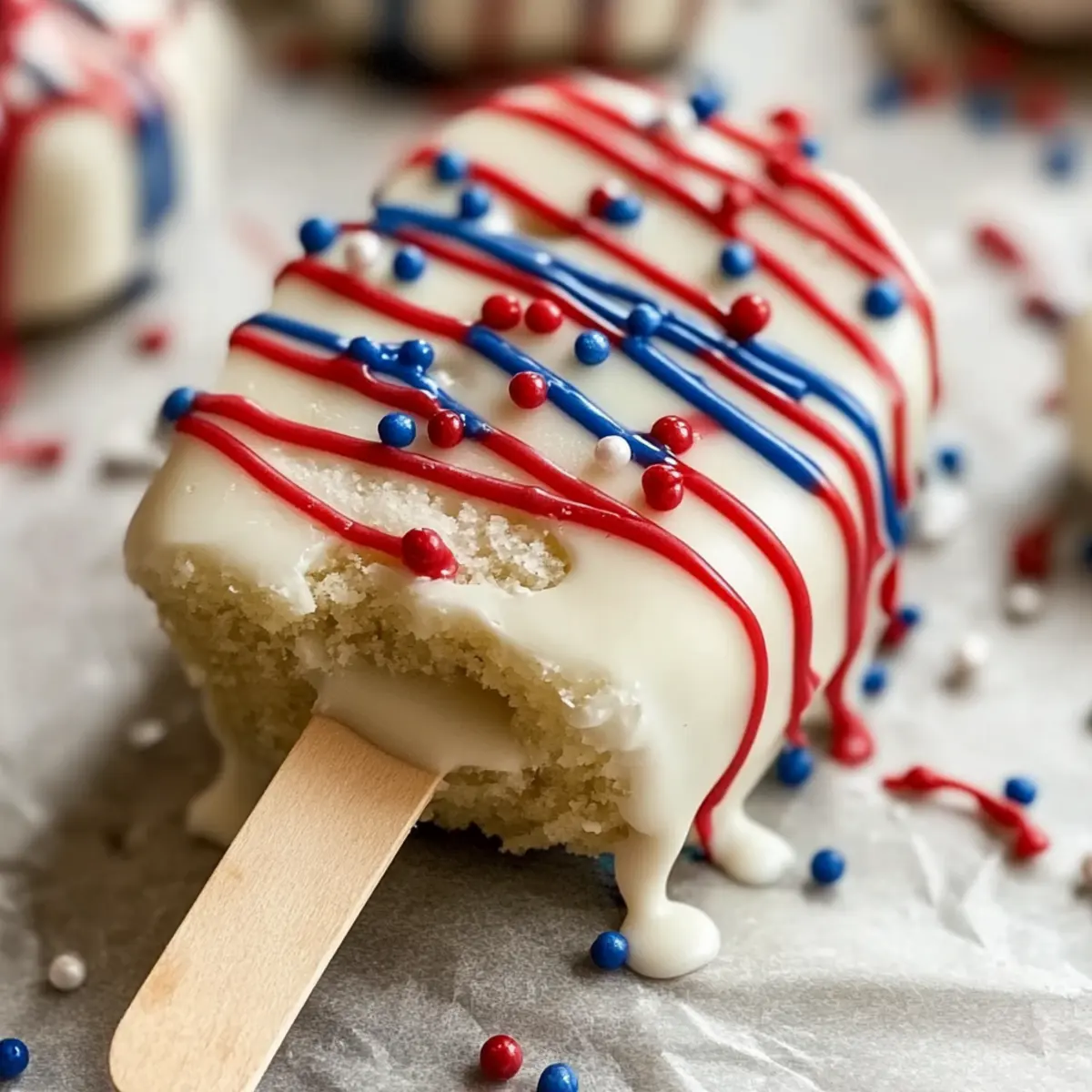 4th of July Cakesicles