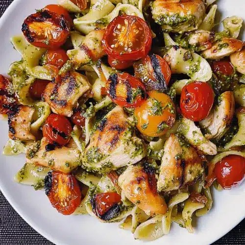 Creamy Chicken Pesto Pasta