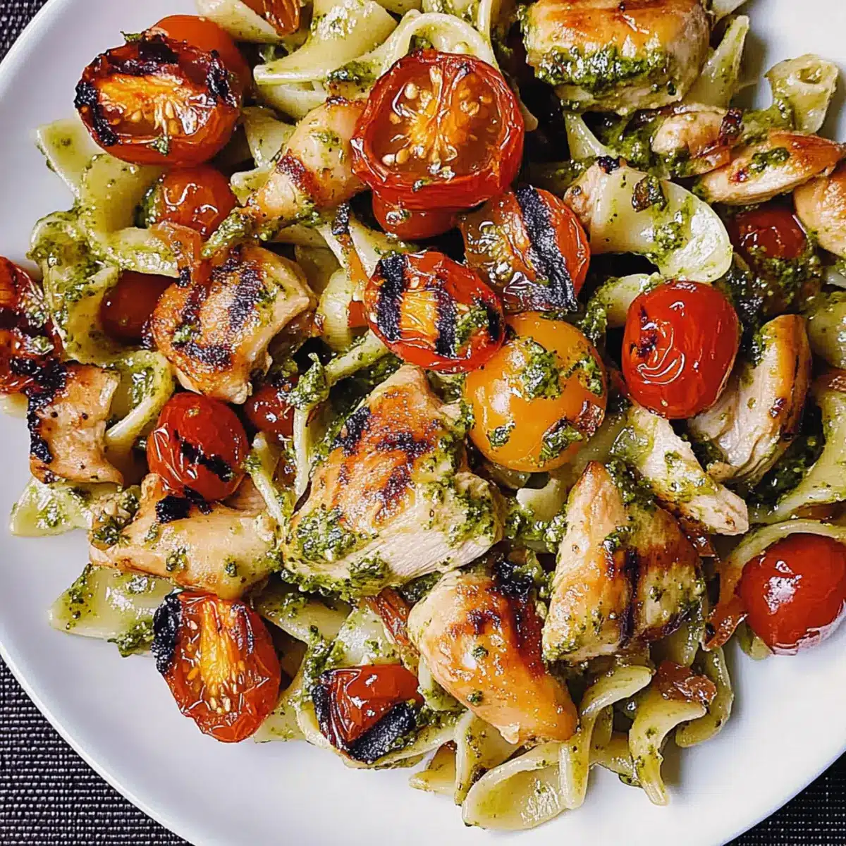 Creamy Chicken Pesto Pasta